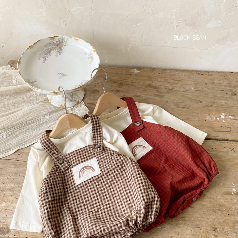 BLACK BEAN - Korean Children Fashion - #Kfashion4kids - DO Top Dungarees Set - 7