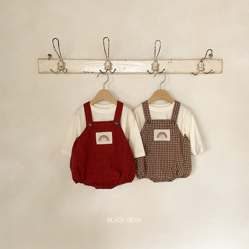 BLACK BEAN - Korean Children Fashion - #Kfashion4kids - DO Top Dungarees Set - 9