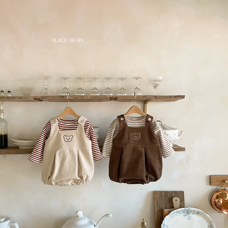 BLACK BEAN - Korean Children Fashion - #Kfashion4kids - Chu Bebe Top Bottom Set