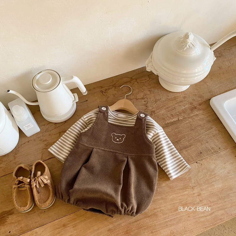 BLACK BEAN - Korean Children Fashion - #Kfashion4kids - Chu Bebe Top Bottom Set - 5