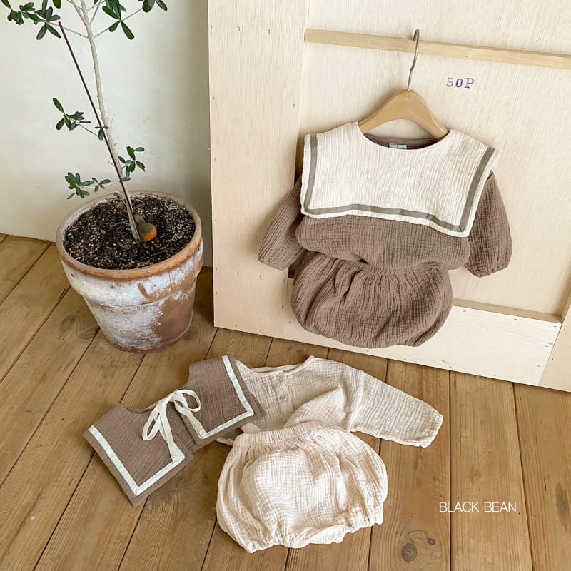 BLACK BEAN - Korean Children Fashion - #Kfashion4kids - Nuri Top Bloomer Set - 4
