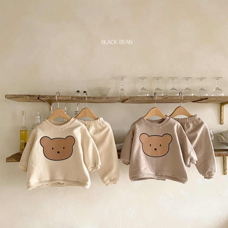 BLACK BEAN - Korean Children Fashion - #Kfashion4kids - Bread Bebe Top Bottom Set