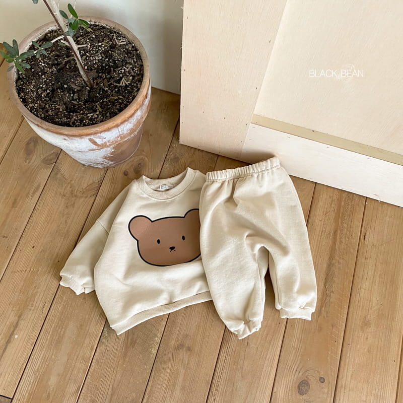 BLACK BEAN - Korean Children Fashion - #Kfashion4kids - Bread Bebe Top Bottom Set - 4