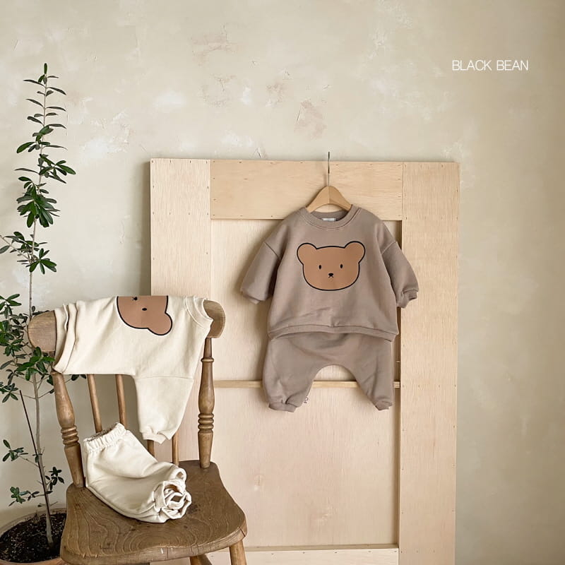 BLACK BEAN - Korean Children Fashion - #Kfashion4kids - Bread Bebe Top Bottom Set - 5