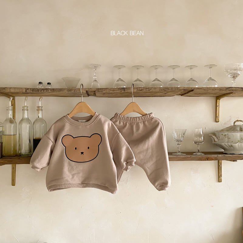 BLACK BEAN - Korean Children Fashion - #Kfashion4kids - Bread Bebe Top Bottom Set - 6