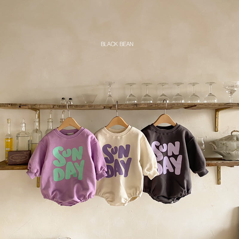 BLACK BEAN - Korean Children Fashion - #Kfashion4kids - Sunday Bebe Bodysuit