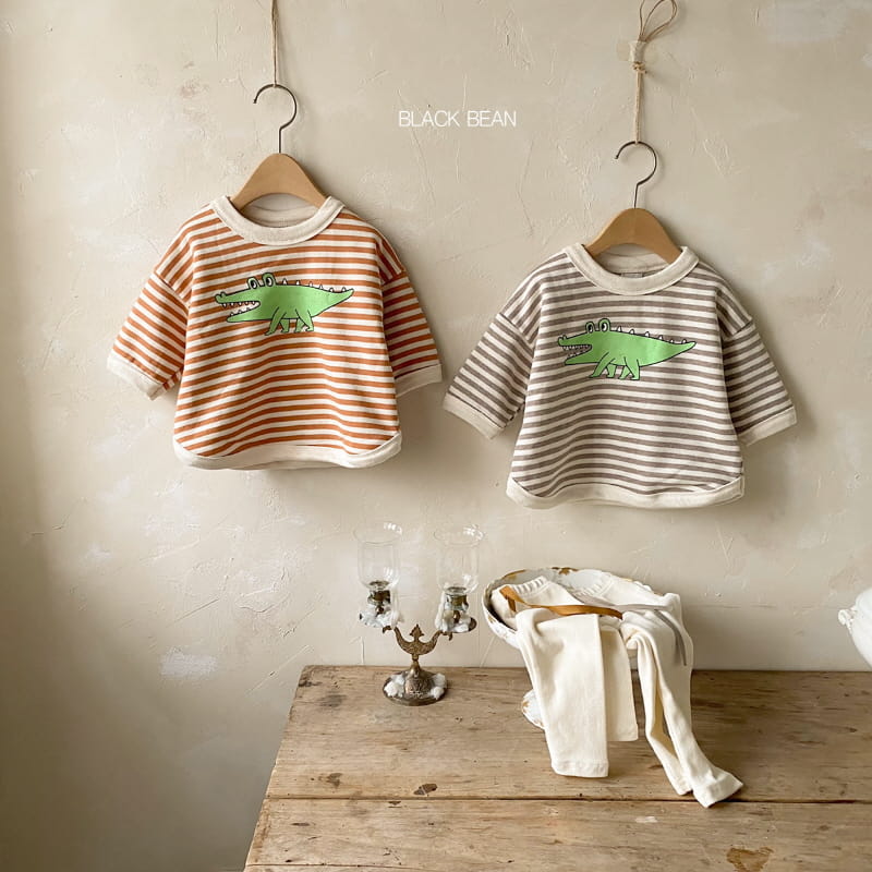 BLACK BEAN - Korean Children Fashion - #Kfashion4kids - Crong Bebe Top Bottom Set - 4