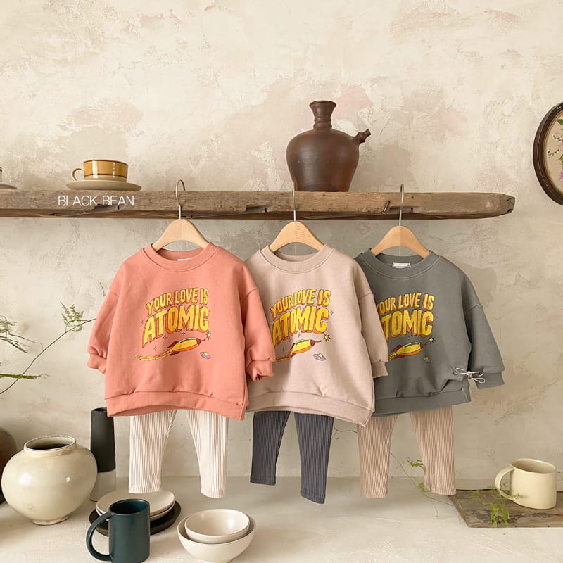 BLACK BEAN - Korean Children Fashion - #Kfashion4kids - Space Bebe Top Bottom Set