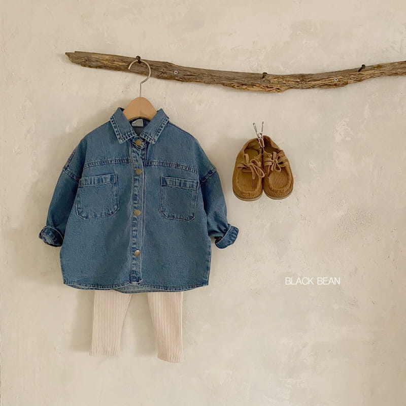 BLACK BEAN - Korean Children Fashion - #Kfashion4kids - 584 Denim Jacket - 2