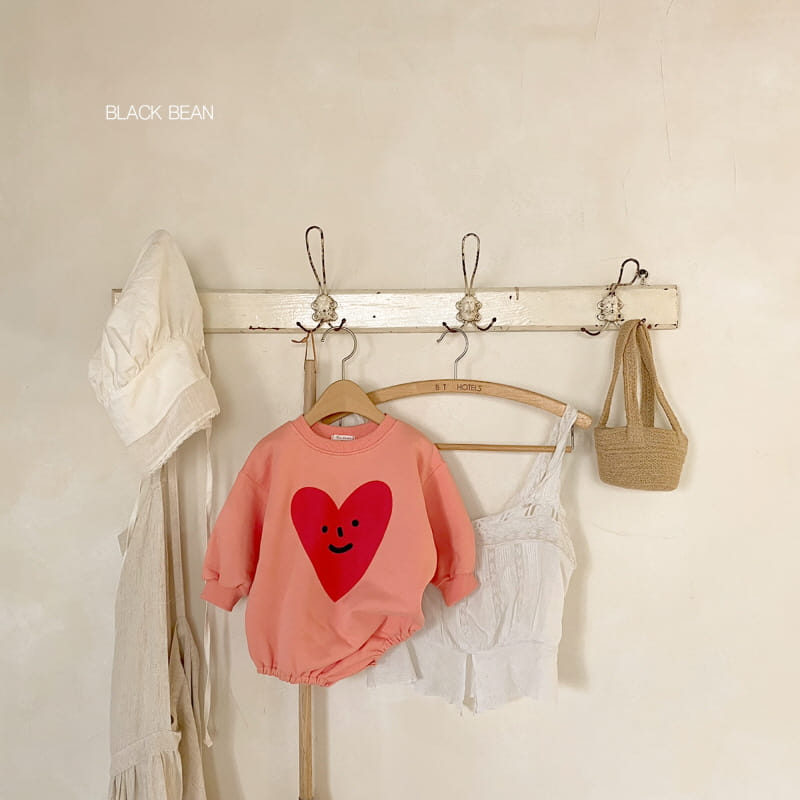 BLACK BEAN - Korean Children Fashion - #Kfashion4kids - Heart Bebe Bodysuit - 4
