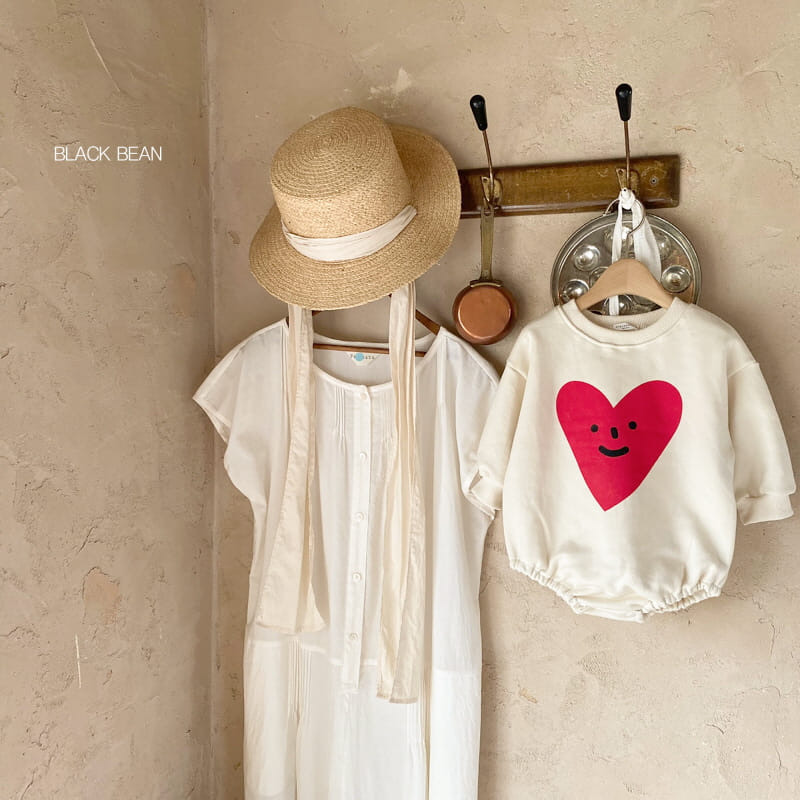BLACK BEAN - Korean Children Fashion - #Kfashion4kids - Heart Bebe Bodysuit - 8