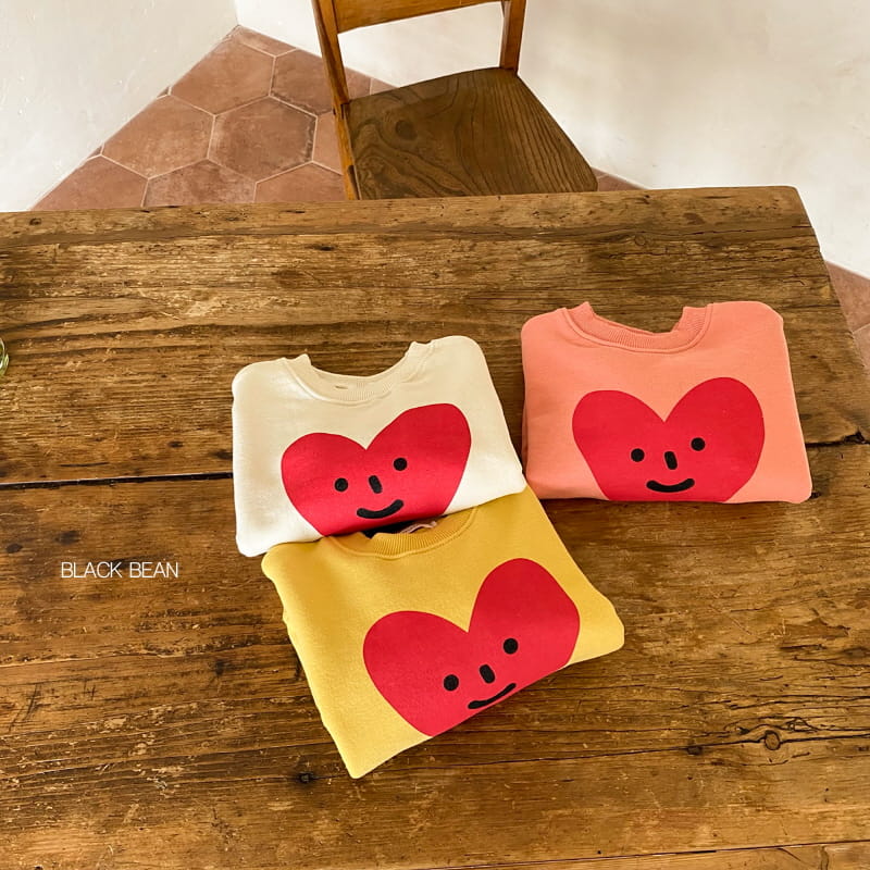 BLACK BEAN - Korean Children Fashion - #Kfashion4kids - Heart Sweatshirt - 10