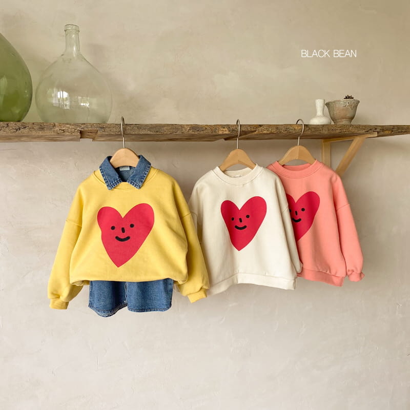 BLACK BEAN - Korean Children Fashion - #Kfashion4kids - Heart Sweatshirt - 9