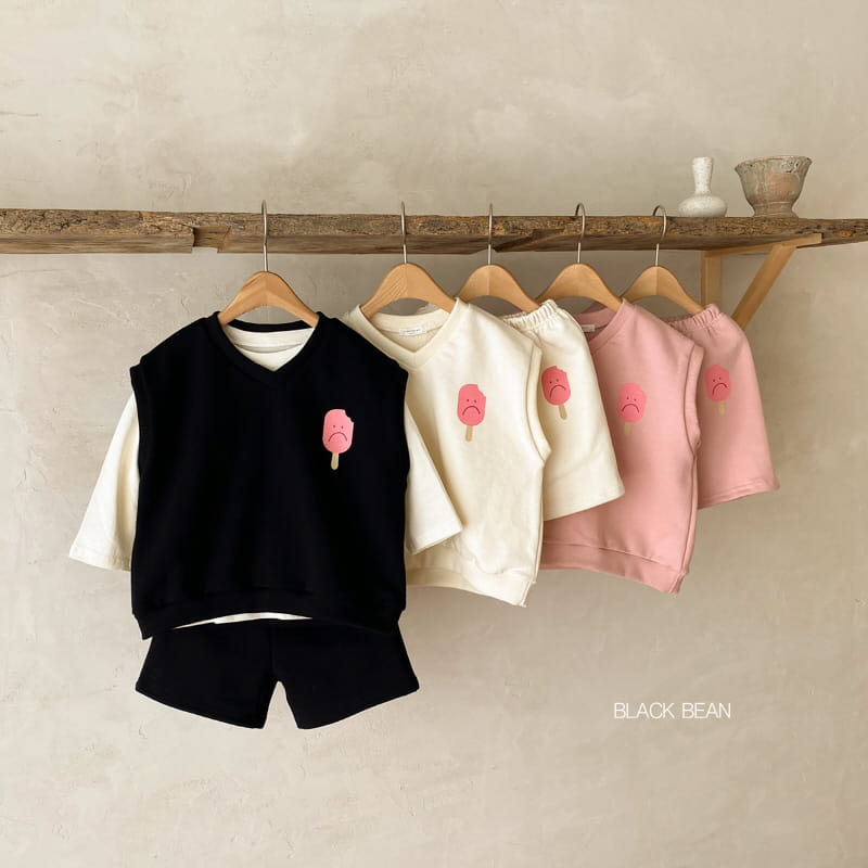 BLACK BEAN - Korean Children Fashion - #Kfashion4kids - Cream Top Bottom Set