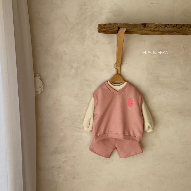 BLACK BEAN - Korean Children Fashion - #Kfashion4kids - Cream Top Bottom Set - 5