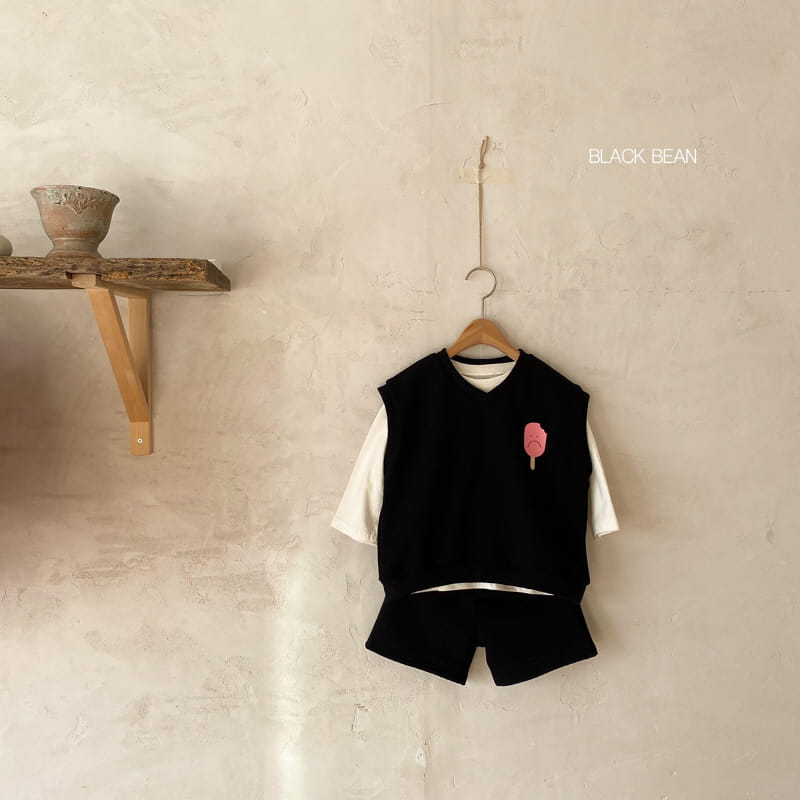 BLACK BEAN - Korean Children Fashion - #Kfashion4kids - Cream Top Bottom Set - 6