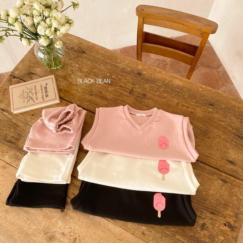 BLACK BEAN - Korean Children Fashion - #Kfashion4kids - Cream Top Bottom Set - 9