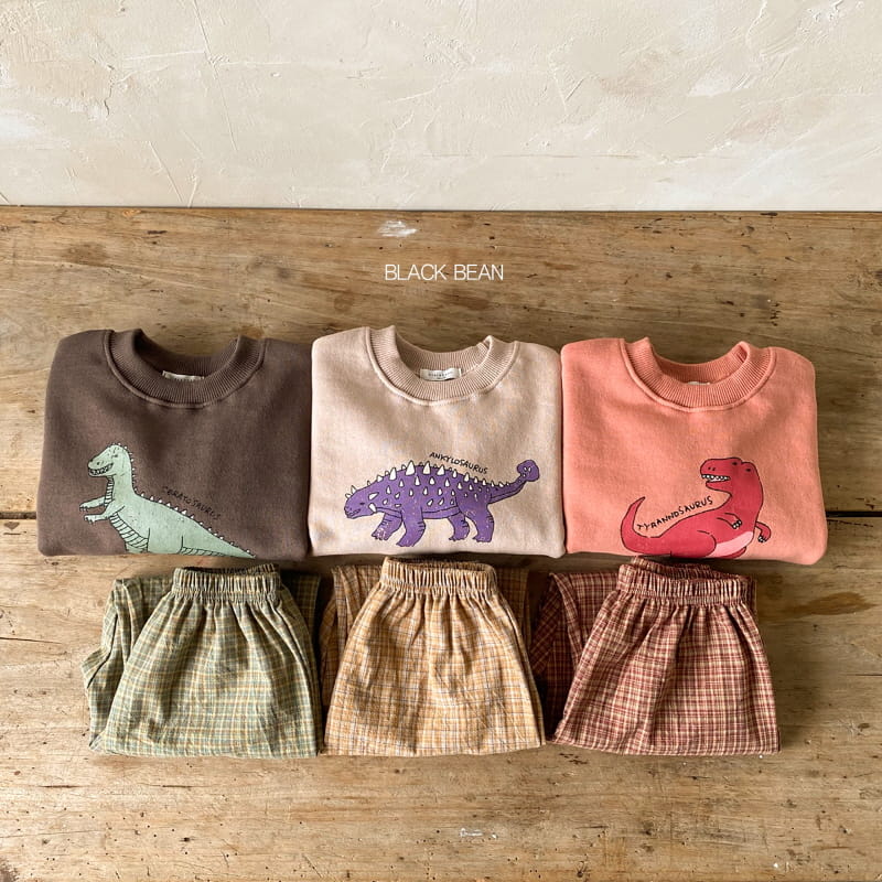 BLACK BEAN - Korean Children Fashion - #Kfashion4kids - Jurassic Top Bottom Set - 4