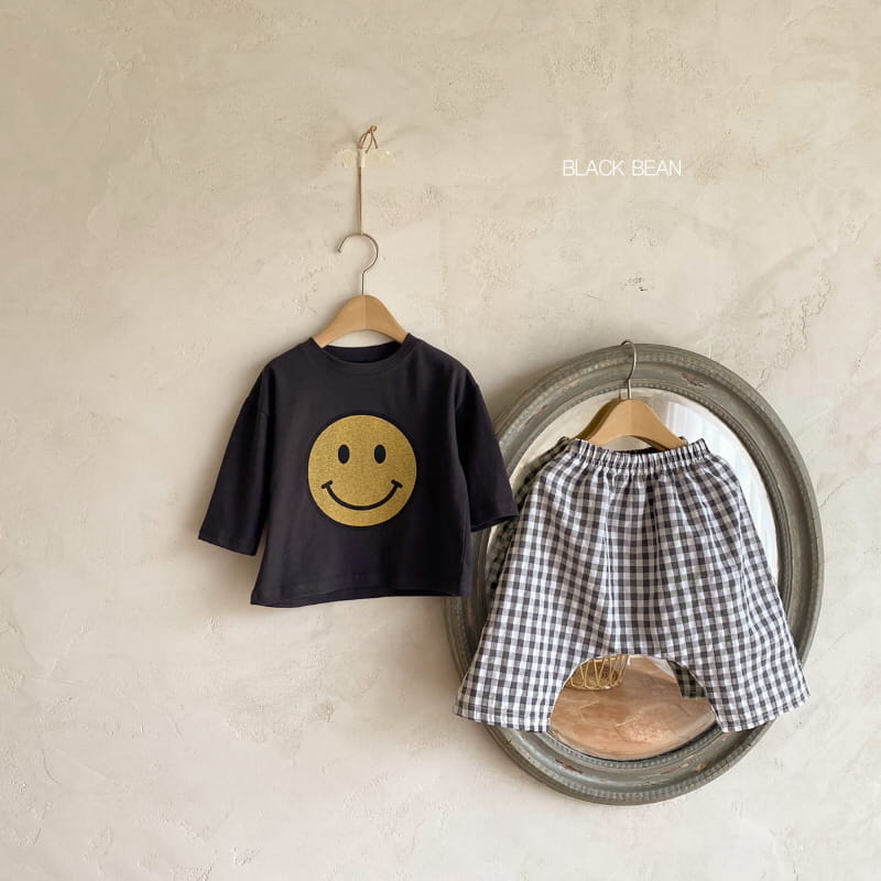 BLACK BEAN - Korean Children Fashion - #Kfashion4kids - Smile Bebe Top Bottom Set - 11