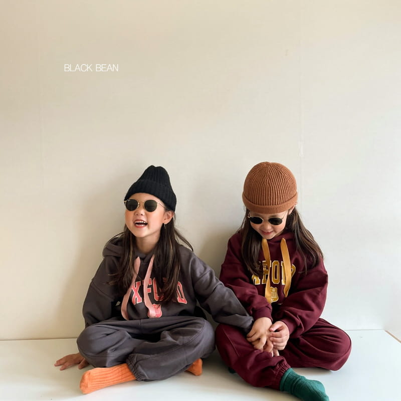 BLACK BEAN - Korean Children Fashion - #Kfashion4kids - Oxford Top Bottom Set - 8