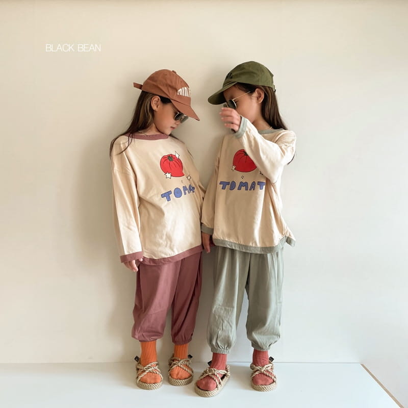 BLACK BEAN - Korean Children Fashion - #Kfashion4kids - Tomato Top Bottom Set