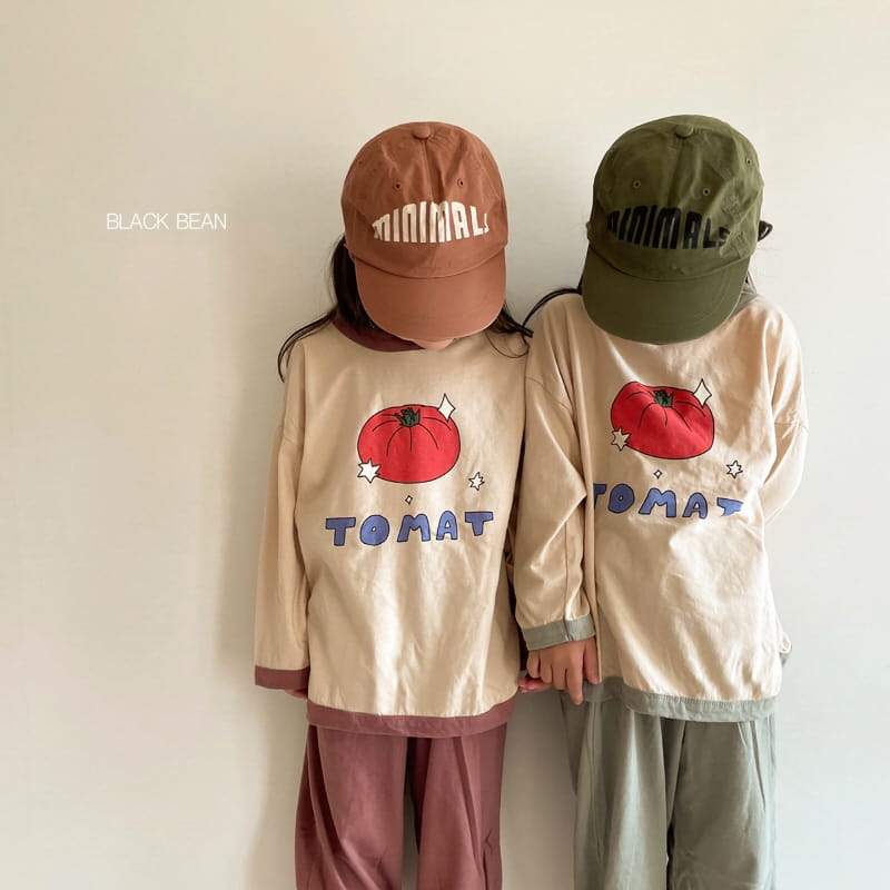 BLACK BEAN - Korean Children Fashion - #Kfashion4kids - Tomato Top Bottom Set - 2