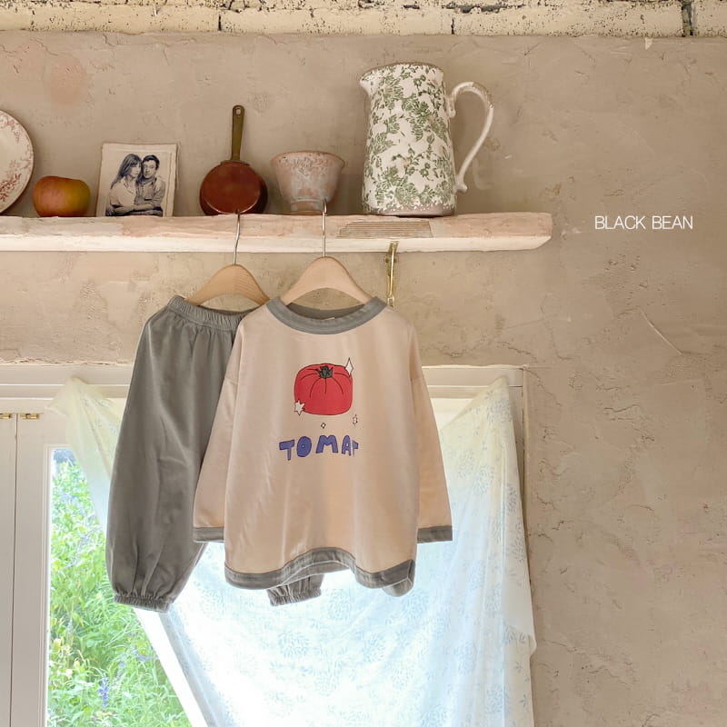 BLACK BEAN - Korean Children Fashion - #Kfashion4kids - Tomato Top Bottom Set - 7