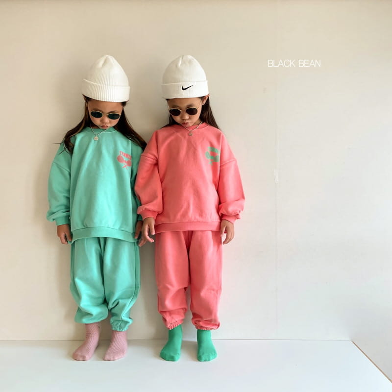 BLACK BEAN - Korean Children Fashion - #Kfashion4kids - Racket Top Bottom Set