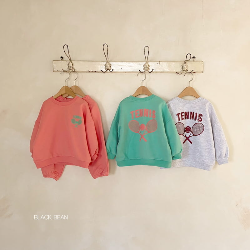 BLACK BEAN - Korean Children Fashion - #Kfashion4kids - Racket Top Bottom Set - 10
