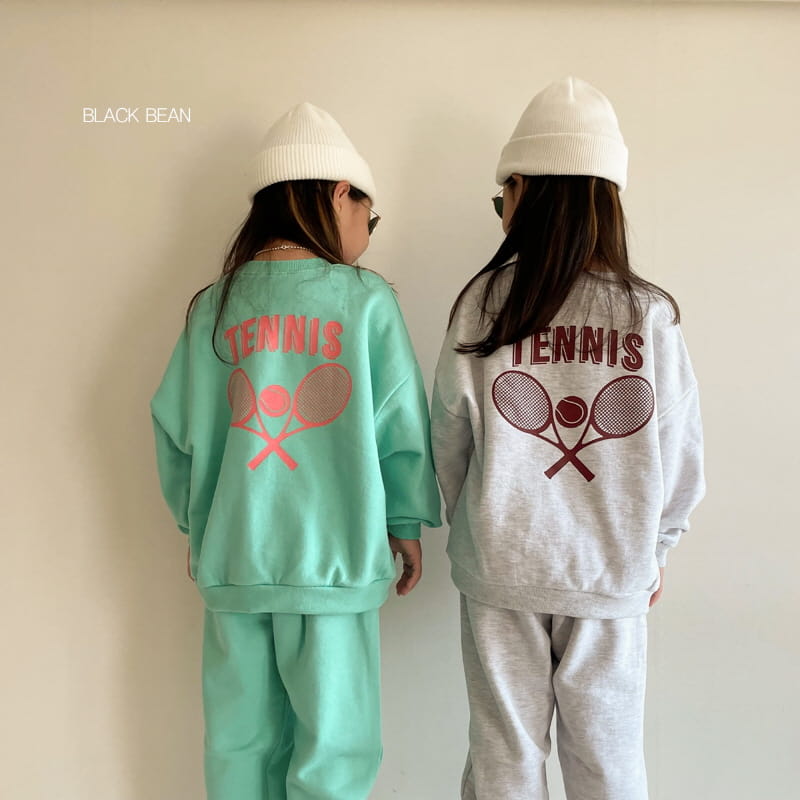 BLACK BEAN - Korean Children Fashion - #Kfashion4kids - Racket Top Bottom Set - 7