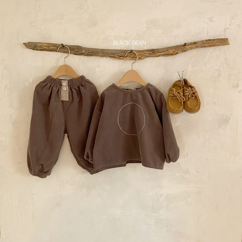 BLACK BEAN - Korean Children Fashion - #Kfashion4kids - Dow Top Bottom Set - 10