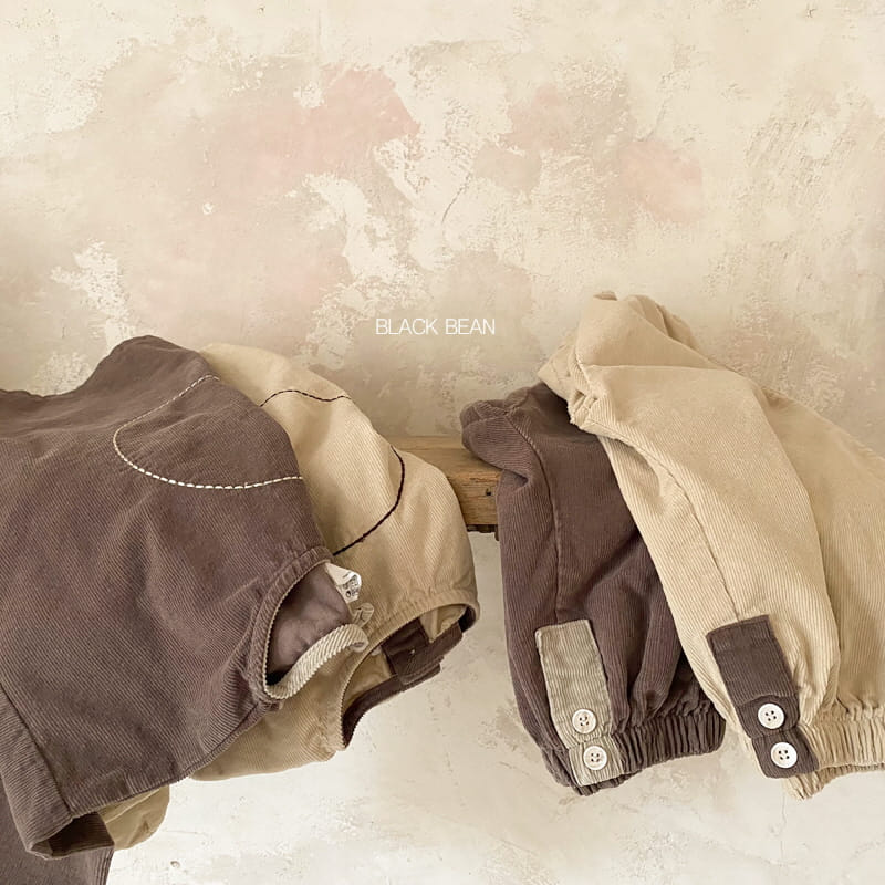 BLACK BEAN - Korean Children Fashion - #Kfashion4kids - Dow Top Bottom Set - 8