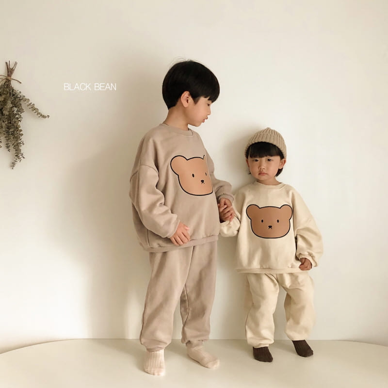 BLACK BEAN - Korean Children Fashion - #Kfashion4kids - Bread Top Bottom Set - 4