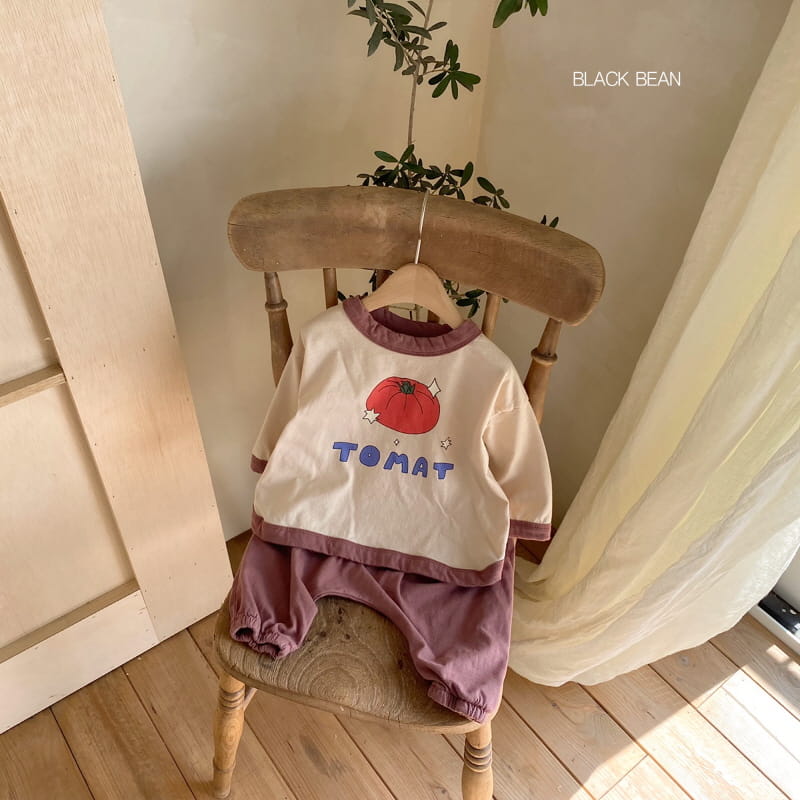 BLACK BEAN - Korean Children Fashion - #Kfashion4kids - Tomato Bebe Top Bottom Set - 6