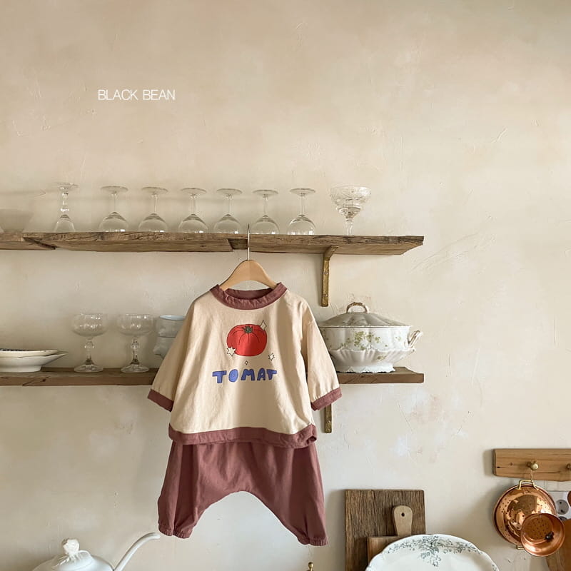 BLACK BEAN - Korean Children Fashion - #Kfashion4kids - Tomato Bebe Top Bottom Set - 7
