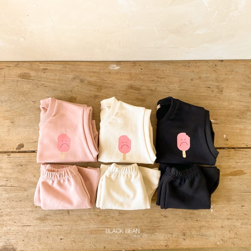 BLACK BEAN - Korean Children Fashion - #Kfashion4kids - Cream Bebe Top Bottom Set - 11