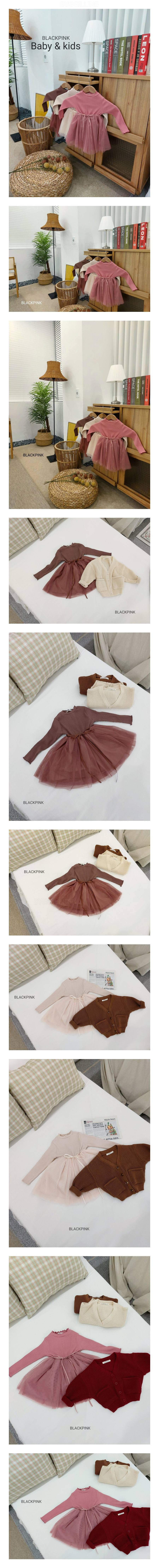 BLACK PINK - Korean Children Fashion - #Kfashion4kids - Elisa Cha One-piece