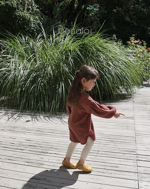 BONALOI - Korean Children Fashion - #Kfashion4kids - Luna Waffle One-piece - 3