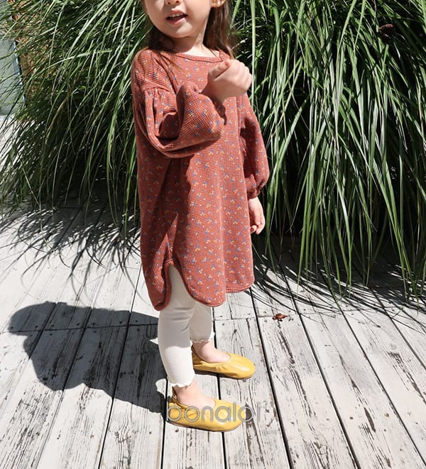 BONALOI - Korean Children Fashion - #Kfashion4kids - Luna Waffle One-piece - 4