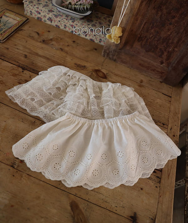 BONALOI - Korean Children Fashion - #Kfashion4kids - Lace Mini Skirt - 9