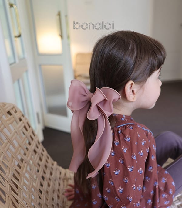 BONALOI - Korean Children Fashion - #Kfashion4kids - Fall Tail Ribbon Hairpin