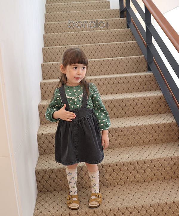 BONALOI - Korean Children Fashion - #Kfashion4kids - Heaven Flower Lace Tee - 12