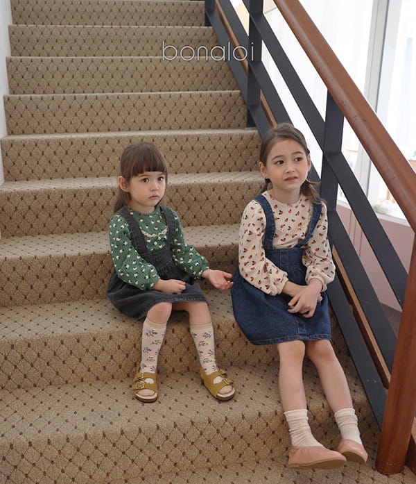 BONALOI - Korean Children Fashion - #Kfashion4kids - Heaven Flower Lace Tee - 2