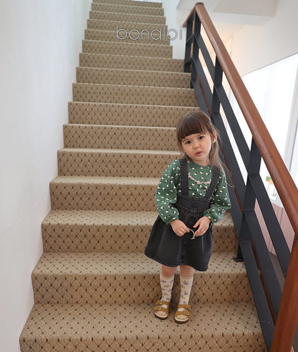 BONALOI - Korean Children Fashion - #Kfashion4kids - Heaven Flower Lace Tee - 3