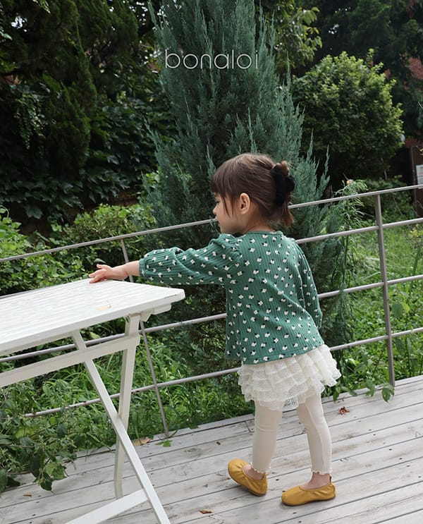 BONALOI - Korean Children Fashion - #Kfashion4kids - Heaven Flower Lace Tee - 6