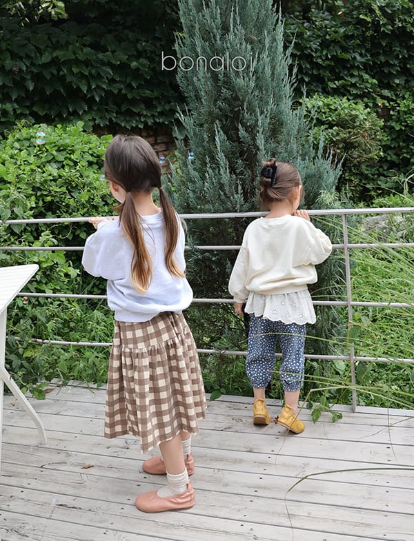 BONALOI - Korean Children Fashion - #Kfashion4kids - Small Rib Jogger Pants - 7