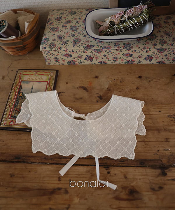 BONALOI - Korean Children Fashion - #Kfashion4kids - Square Lace Cape - 5
