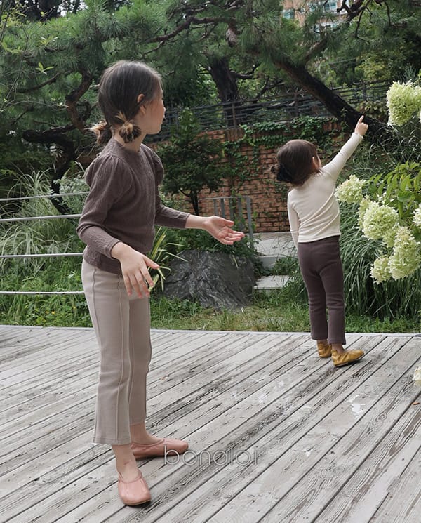 BONALOI - Korean Children Fashion - #Kfashion4kids - Sleeve Puff Basic Tee - 10