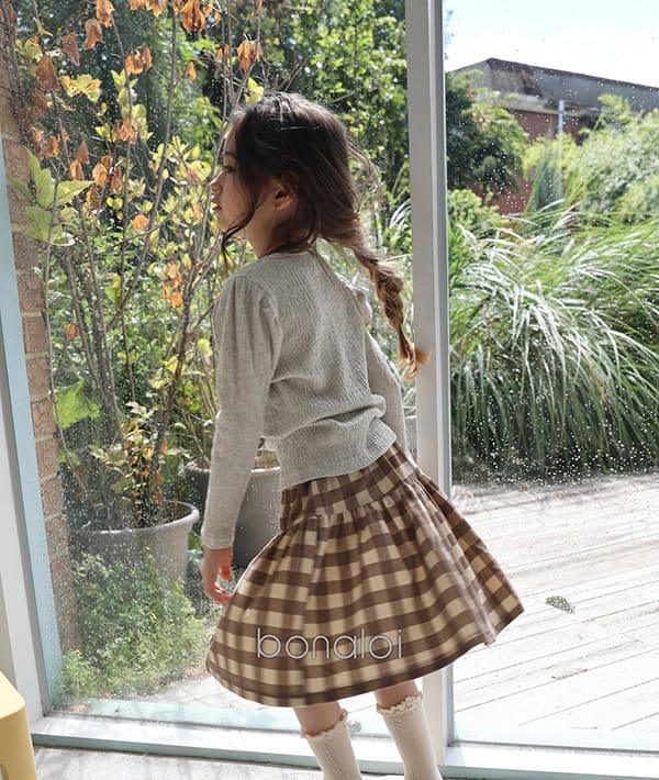 BONALOI - Korean Children Fashion - #Kfashion4kids - Sleeve Puff Basic Tee - 4