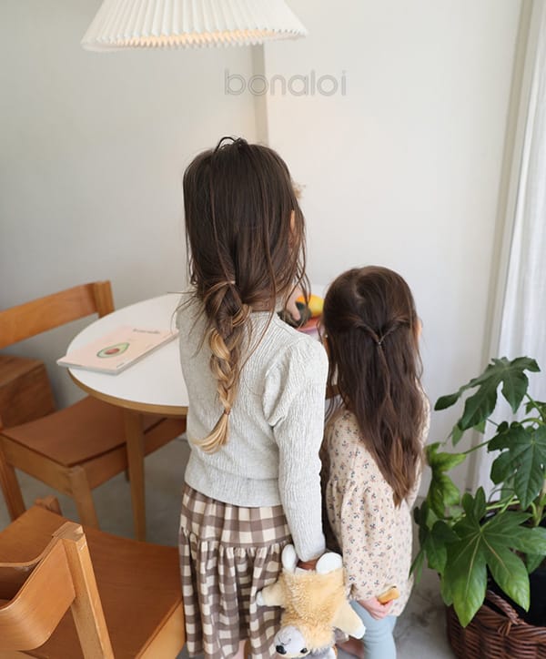 BONALOI - Korean Children Fashion - #Kfashion4kids - Sleeve Puff Basic Tee - 5